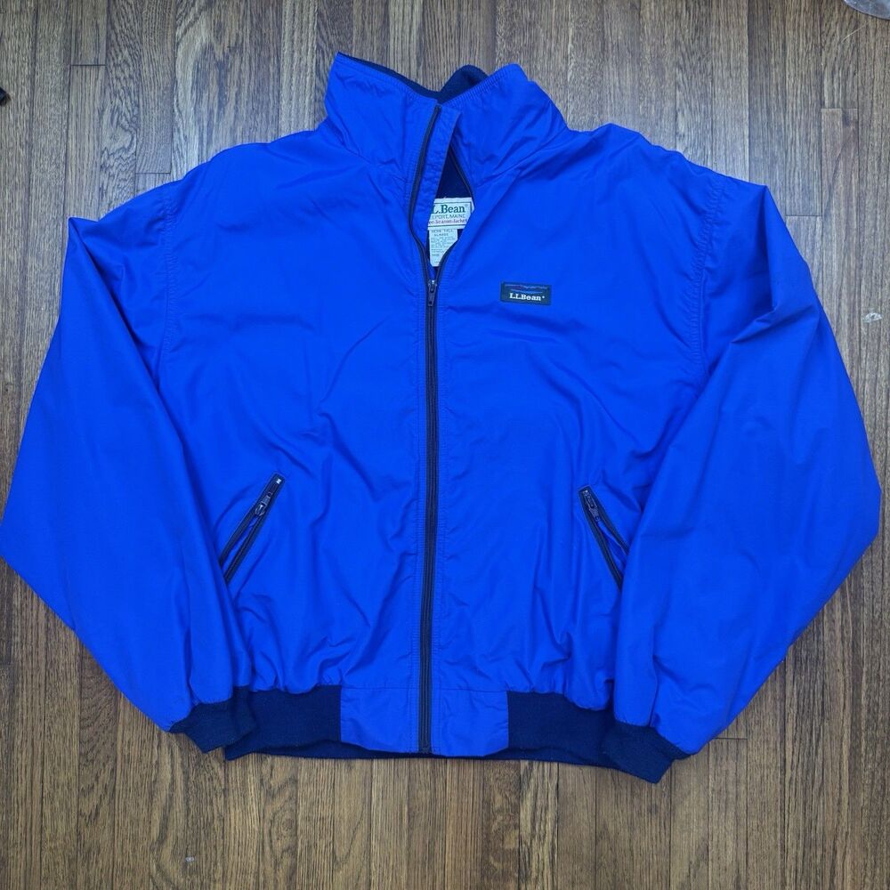 L.L.Bean Men’s Big & Tall XLT Blue Three Seasons Jacket Full Zip